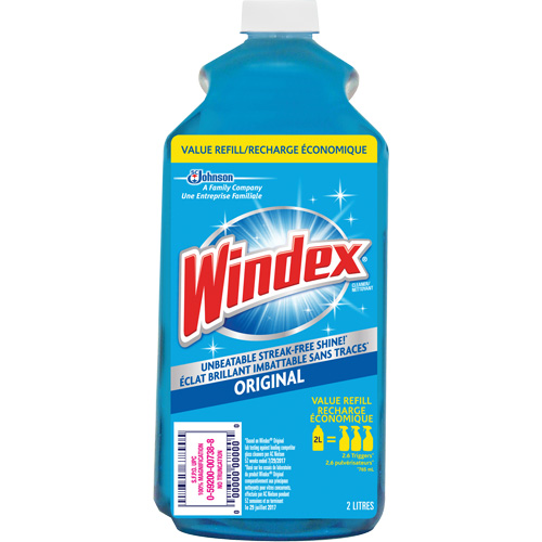 Windex&reg; Glass Cleaner Refill, 2 L, Bottle Equipment World