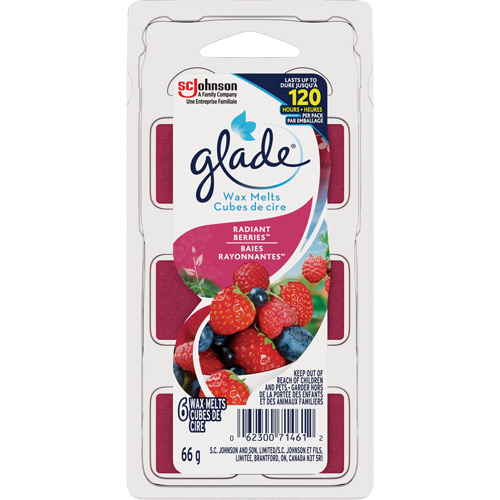 Cubes de cire parfum&eacute;e Glade, Radiant Berries Equipment World