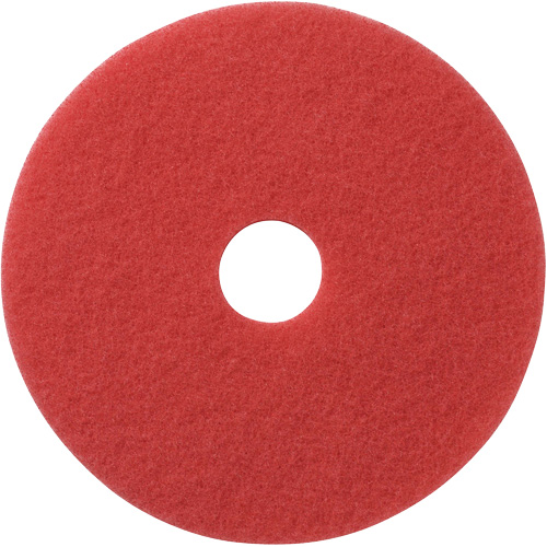 Floor Pads, 12", Buffing, Red Equipment World