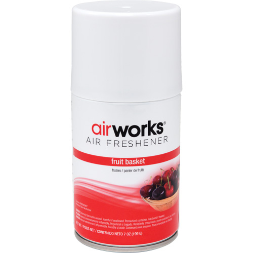 AirWorks&reg; Metered Air Fresheners, Fruit Basket, Aerosol Can Equipment World