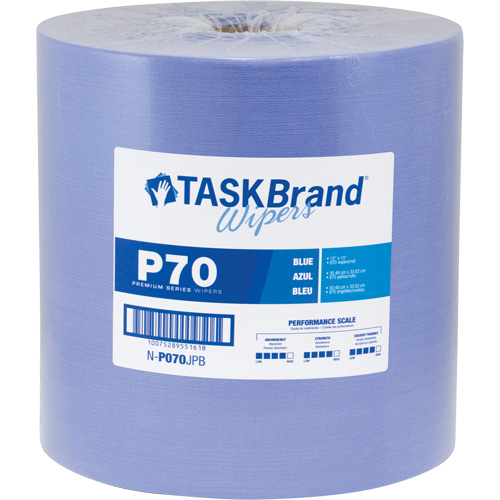 Chiffons de premi&egrave;re qualit&eacute; P70 TaskBrand, Robuste, 13" lo x 12" la Equipment World
