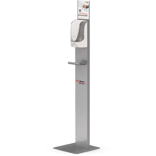 Touch-Free Hand Sanitizer Dispenser Floor Stand Equipment World