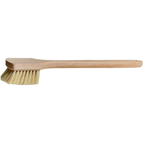 Long-Handle Pot Brush, 20" L, Tampico Bristles, Beige Equipment World