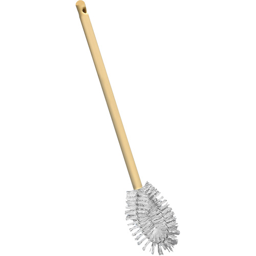 HD Toilet Brush with Wire Centre, 20" L, Polypropylene Bristles, Yellow Equipment World