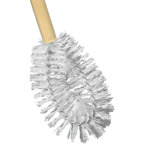 HD Toilet Brush with Wire Centre, 20" L, Polypropylene Bristles, Yellow Equipment World