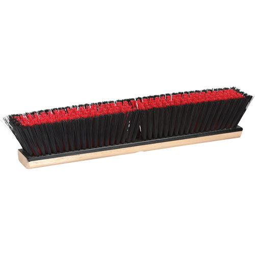 Combination Push Broom, 24", Coarse/Medium, PVC Bristles Equipment World