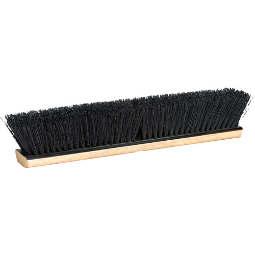 Push Broom Head, 18", Medium, PVC/Tampico Bristles Equipment World