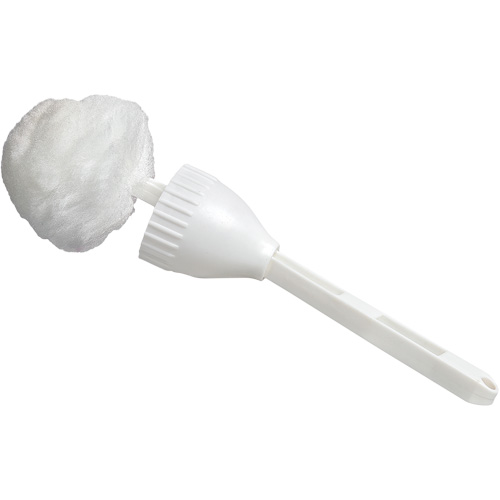 Cleaning Swab with Cup, 14-1/2" L, Acrylic Bristles, White Equipment World