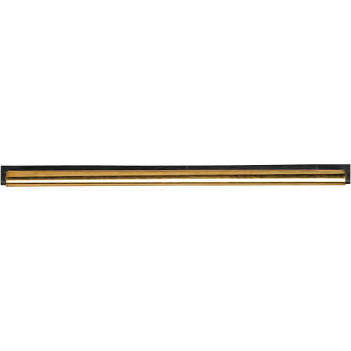 Window Squeegee Channel and Rubber, 22", Rubber, Brass Frame Equipment World