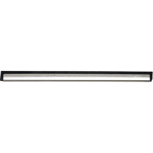 Window Squeegee Channel and Rubber, 14", Rubber, Stainless Steel Frame Equipment World