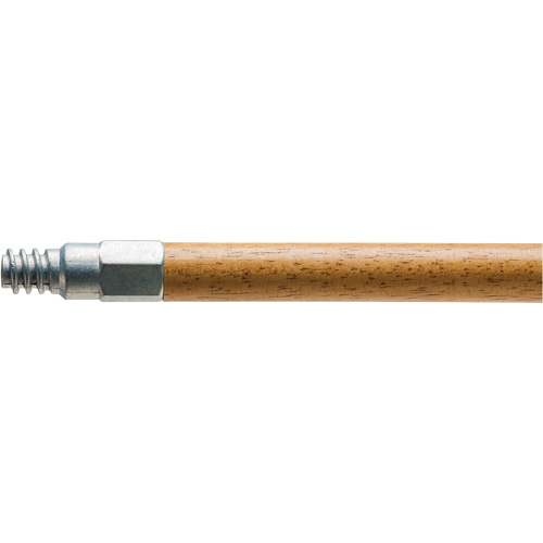 Handle with Metal Tip, Wood, ACME Threaded Tip, 15/16" Diameter, 54" Length Equipment World