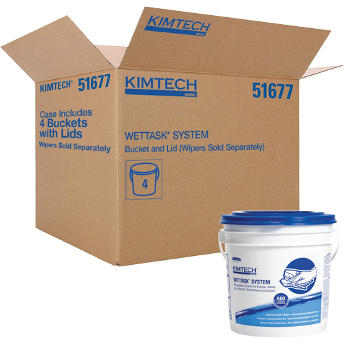 WetTask Wiping System Bucket with Lid Equipment World