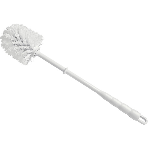 Bowl Brush, 15-1/2" L, Polypropylene Bristles, Red/White Equipment World