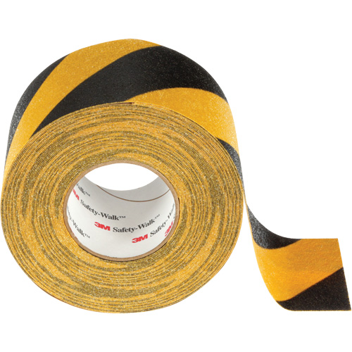Ruban antid&eacute;rapant tout usage Safety-Walk, 4" x 60', Noir & jaune Equipment World