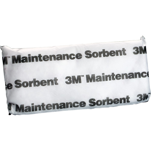 Maintenance Sorbent Pillow, Oil Only, 15" L x 7" W, 12.6 gal Absorbency/Pkg. Equipment World