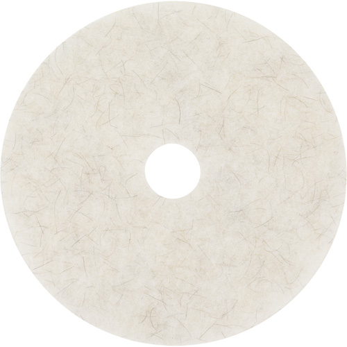 Natural Blend Pad, 17", Burnishing, White Equipment World