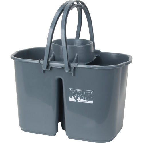 Mop Pail & Wringer, Strainer, 3.75 US Gal.(15 Quart), Grey Equipment World