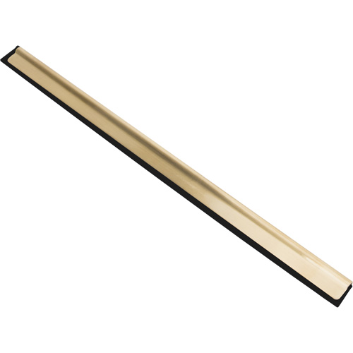 Window Squeegee Blade, 14", Rubber, Brass Frame Equipment World