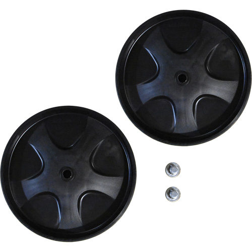 Replacement Wheels & Push Caps for Waste Dolly Equipment World