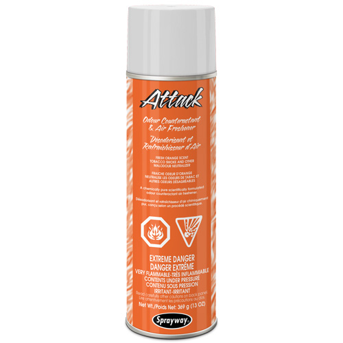 Air Freshener, Attack Orange, Aerosol Can Equipment World