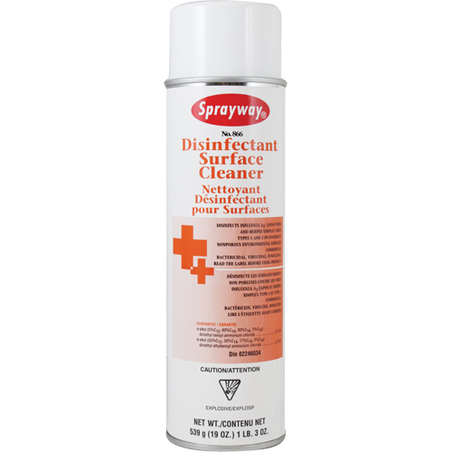Disinfectant Surface Cleaner, 19 fl. oz., Aerosol Can Equipment World
