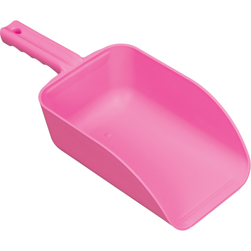Large Hand Scoop, Plastic, Pink, 82 oz. Equipment World