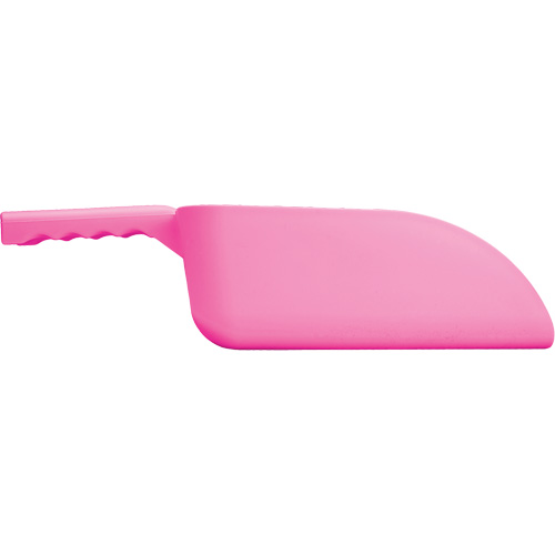 Large Hand Scoop, Plastic, Pink, 82 oz. Equipment World