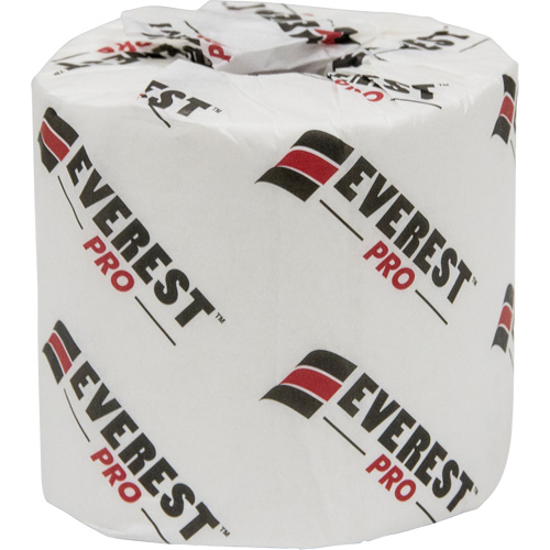 Everest Pro Toilet Paper, 1 Ply, 1000 Sheets/Roll, 250' Length, White Equipment World
