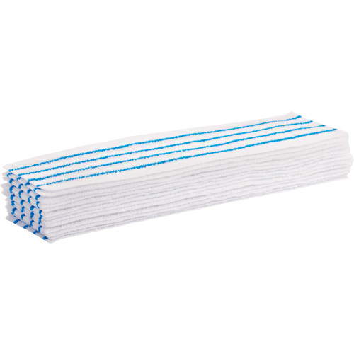 Disposable Mop Pad, Hook and Loop Style, Microfibre, 18" L x 4" W Equipment World