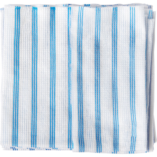 Disposable Single-Use Cloths, Microfibre, Blue/White Equipment World
