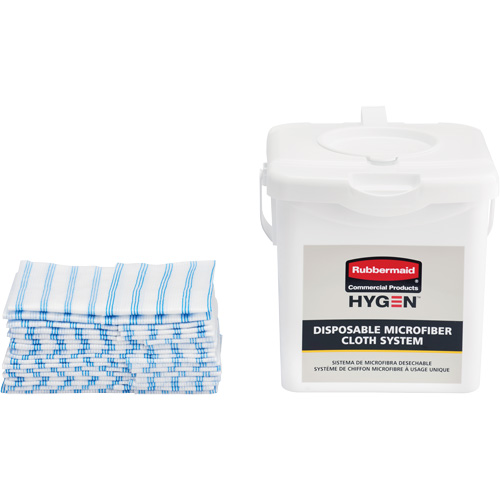 Microfibre Cloth Charging Bucket, White Equipment World