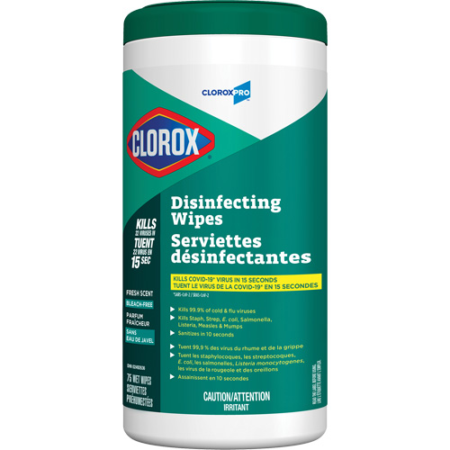 Disinfecting Wipes, 75 Count Equipment World