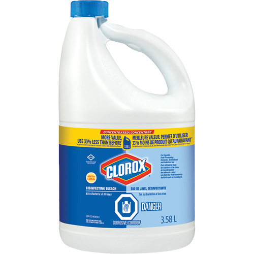 Disinfecting Liquid Bleach, 3.5 L, Jug Equipment World
