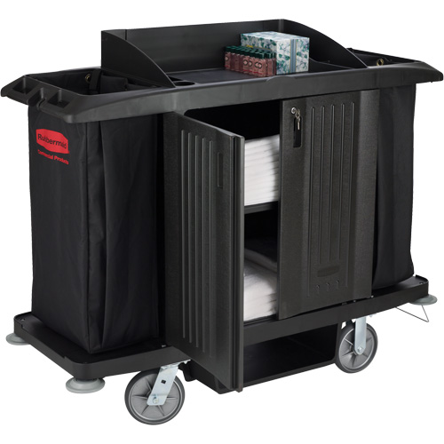 Executive Full-Size Housekeeping Cart with Doors Equipment World