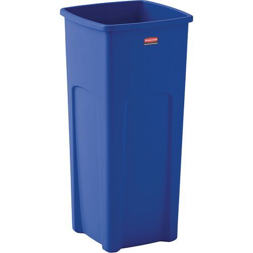 Untouchable&reg; Square Recycling Container, Bulk, Plastic, 23 US gal. Equipment World