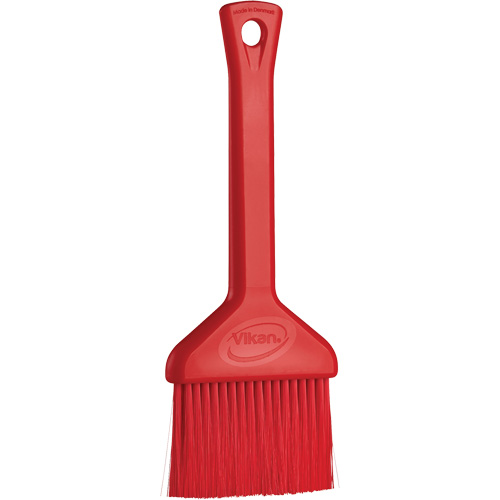 3" Pastry Brush, Soft Bristles, 7-3/4" Long, Red Equipment World