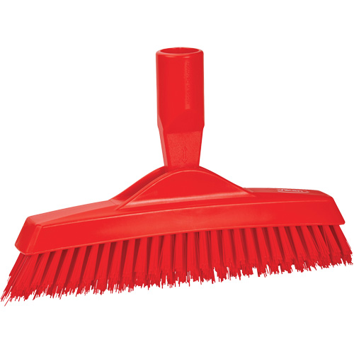 Grout Brush, Stiff Bristles, 9-1/4" Long, Red Equipment World