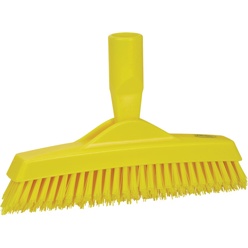 Grout Brush, Stiff Bristles, 9-1/4" Long, Yellow Equipment World