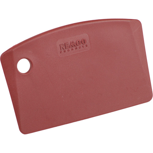 Metal Detectable Mini Bench Scraper, Red, 5-1/4" W x 3-2/5" L Equipment World