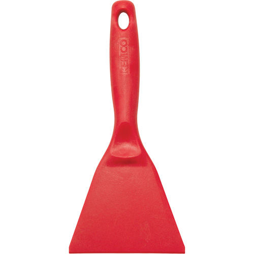 High Temperature Large Hand Scraper, Red, 4-1/4" W x 9-3/8" L Equipment World