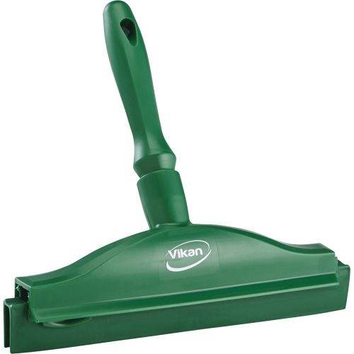 Double Blade Ultra Hygiene Squeegee, 10", Green Equipment World