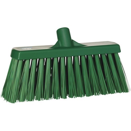 Balai-brosse robuste, Crins Ferme, 13", Polyester, Vert Equipment World
