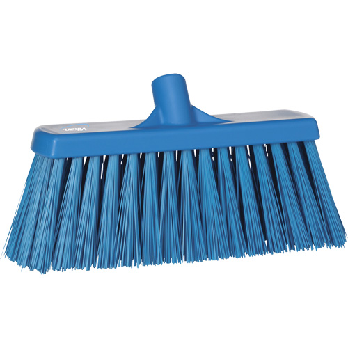 Balai-brosse robuste, Crins Ferme, 13", Polyester, Bleu Equipment World