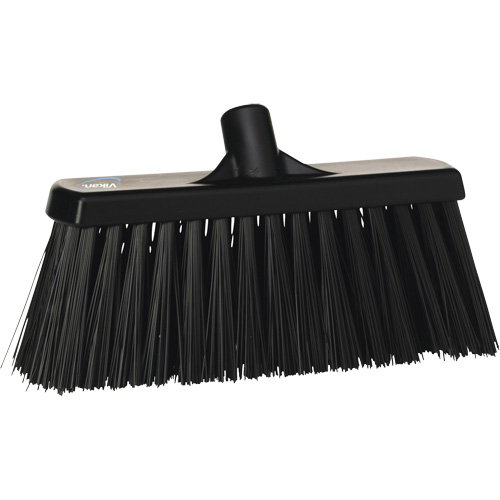 Balai-brosse robuste, Crins Ferme, 13", Polyester, Noir Equipment World
