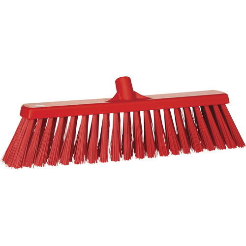 Balai-brosse robuste, Crins Ferme, 20", Polyester, Rouge Equipment World