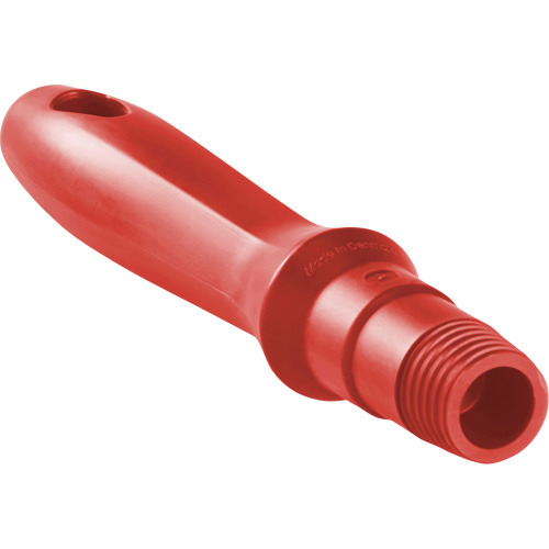Mini manche, Brosse/Support &agrave; tampon/Grattoir/Raclette, Rouge, Standard, 6-1/4" lo Equipment World