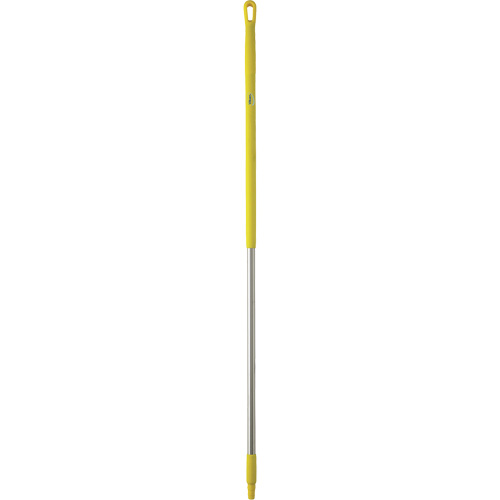 Handle, Broom/Brush/Pad Holder/Scraper/Squeegee, Yellow, Ergonomic, 59" L Equipment World