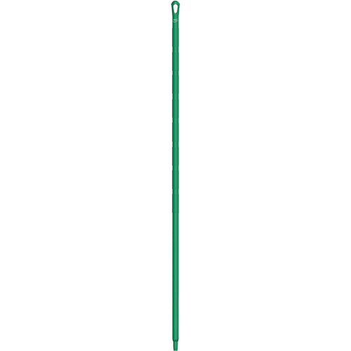 Ultra Hygiene Handle, Broom/Brush/Pad Holder/Scraper/Squeegee, Green, Ergonomic, 67" L Equipment World