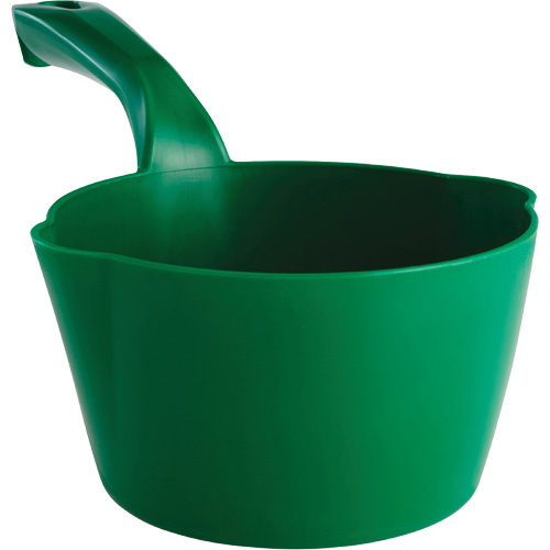 Round Bowl Scoop, Plastic, Green, 32 oz. Equipment World