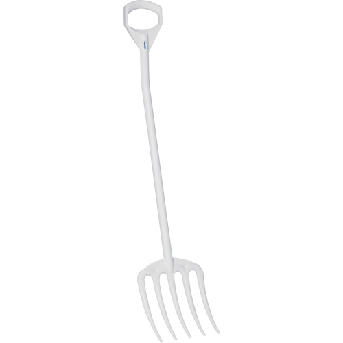 Hygienic Fork, 49" Length, Plastic, White Equipment World